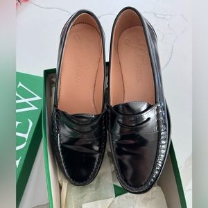 Winona lug-sole penny loafers in spazzolato leather